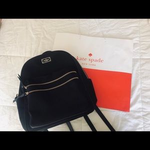 Kate Spade black backpack